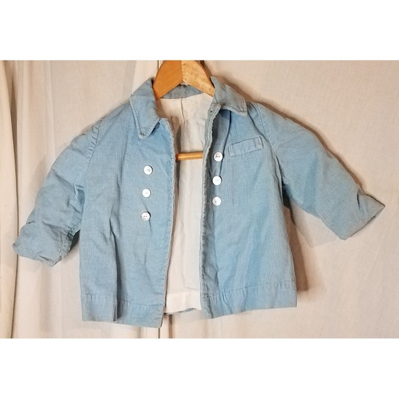 VINTAGE 1950s/1960's Toddler Baby  Coat  Corduroy Breman‎ Tanner 6-12 months - Picture 1 of 3